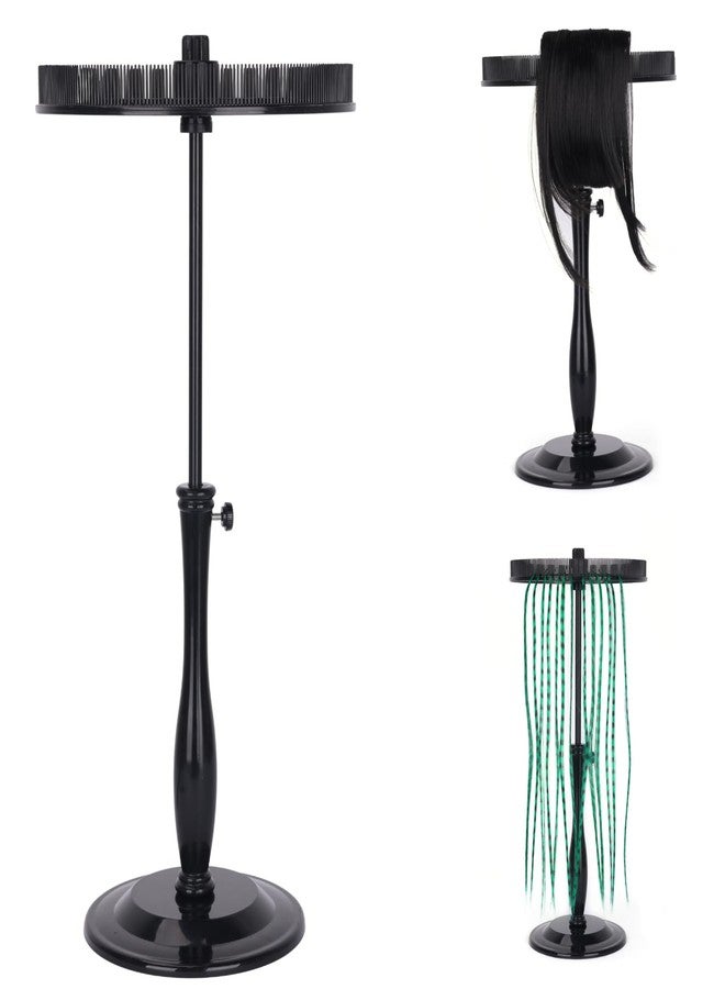 lightmay Hair Extension Holder - Storage and Ensuring Your Hair Stable. Applied to Clip Hair Extensions, Colors Hair Tinsel, Bangs, etc. Multifunctional Extension Holder is Suitable for Family and Travel(Black - Image 1